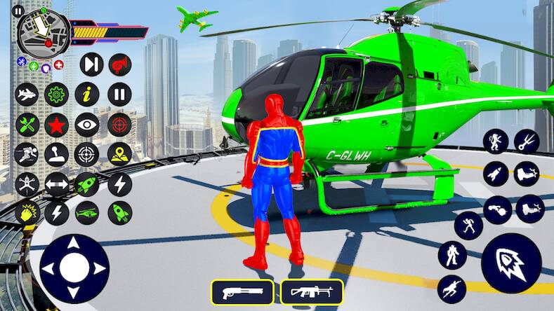 Взломанная Spider Rope Hero: Superhero на Андроид - Взлом на деньги