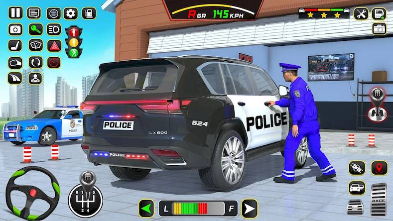  Police Car Driving School Game   -   
