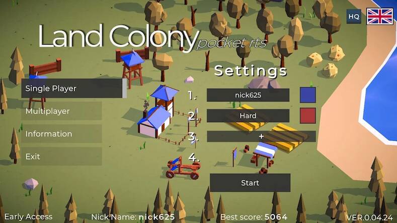  Land Colony: pocket RTS   -   