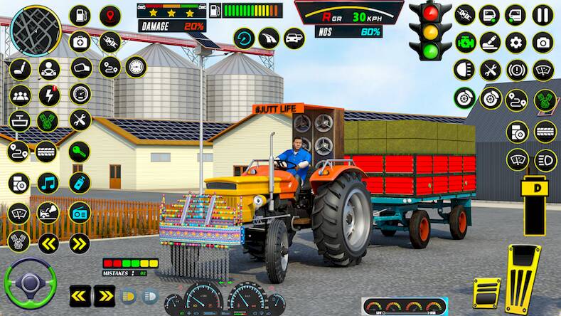  Farming Tractor Game Simulator   -   