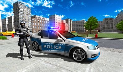  Police Car Driver City   -   