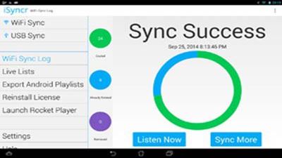 iSyncr для iTunes на Андроид - Управляйте мультимедийными библиотеками без проблем